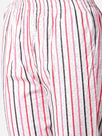 Thumbnail for NOZ2TOZ Women's Dark-Pink Cotton Print straight Kurta with Pant - Distacart