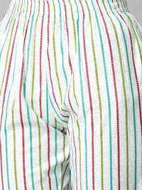 Thumbnail for NOZ2TOZ Women's Green Cotton Print straight Kurta with Pant - Distacart