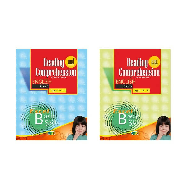 Reading and Comprehension English Book Set ges 10 - 12 (Set of 2) - Distacart