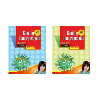 Reading and Comprehension English Book Set ges 10 - 12 (Set of 2) - Distacart
