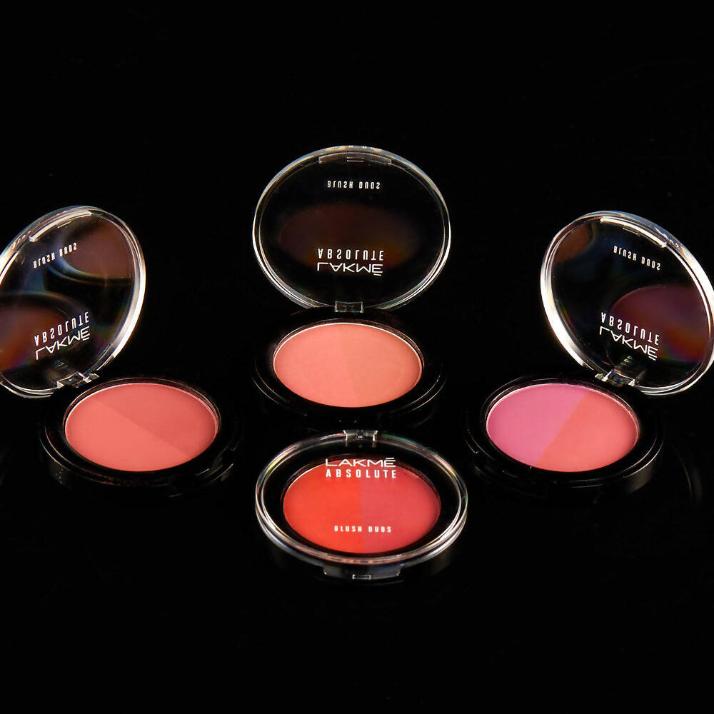 Lakme Absolute Face Stylist Blush Duos - Pink Blush - Distacart