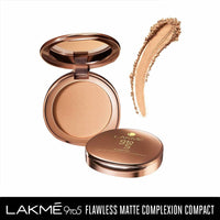 Thumbnail for Lakme 9 To 5 Flawless Matte Complexion Compact - Melon shades
