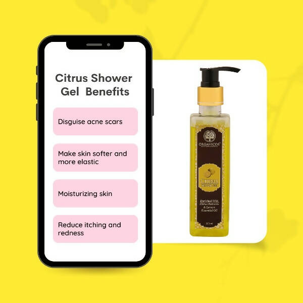 Organicos Citrus Shower Gel - Distacart