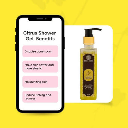 Organicos Citrus Shower Gel - Distacart