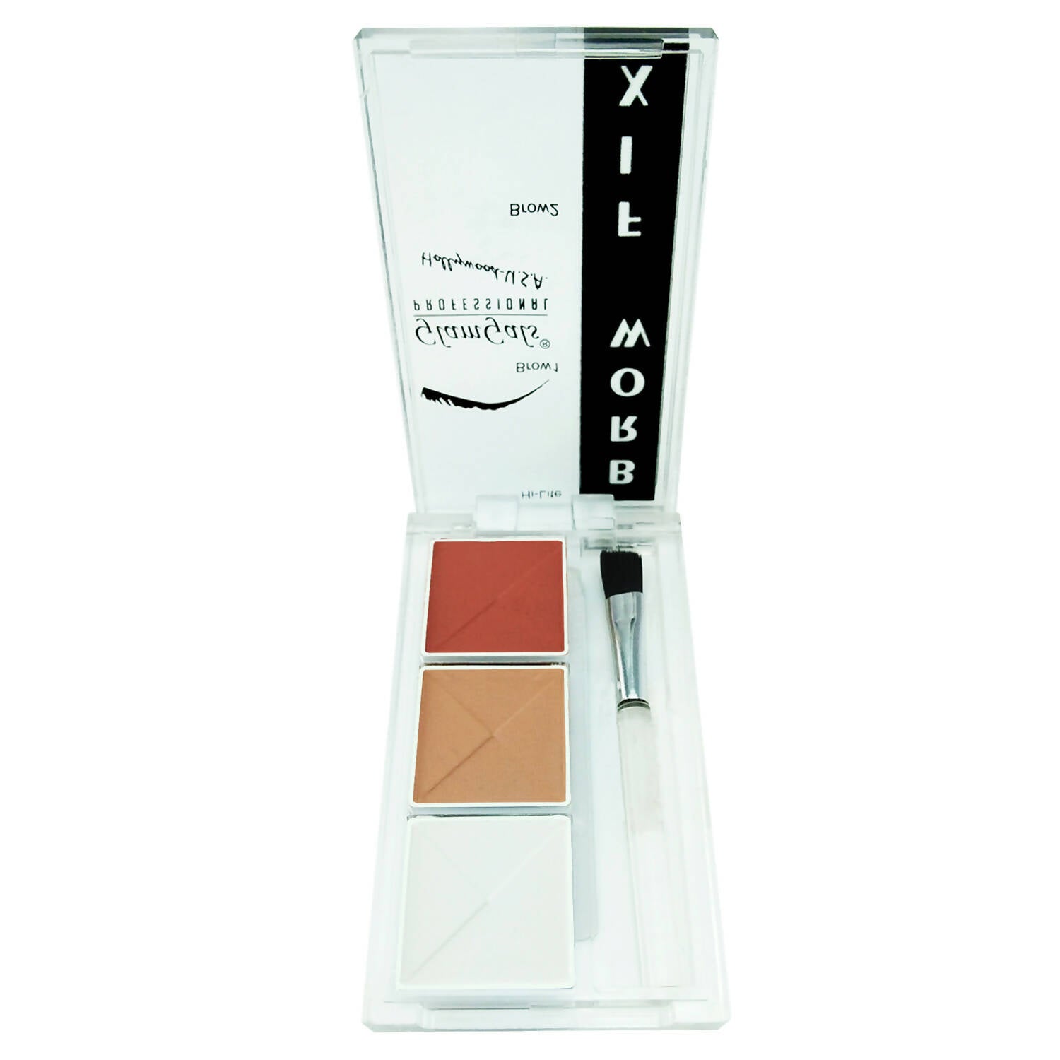 Glamgals Hollywood-U.S.A Brow Fix Kit - White, Light Brown, Brown - Distacart