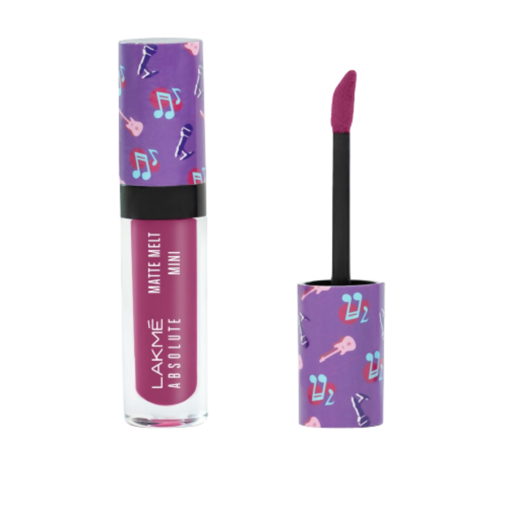 Lakme Absolute Matte Melt Mini Liquid Lip Color - Nomad Pink - Distacart
