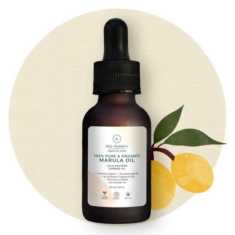 Juicy Chemistry Cold Pressed Marula Carrier Oil - Distacart