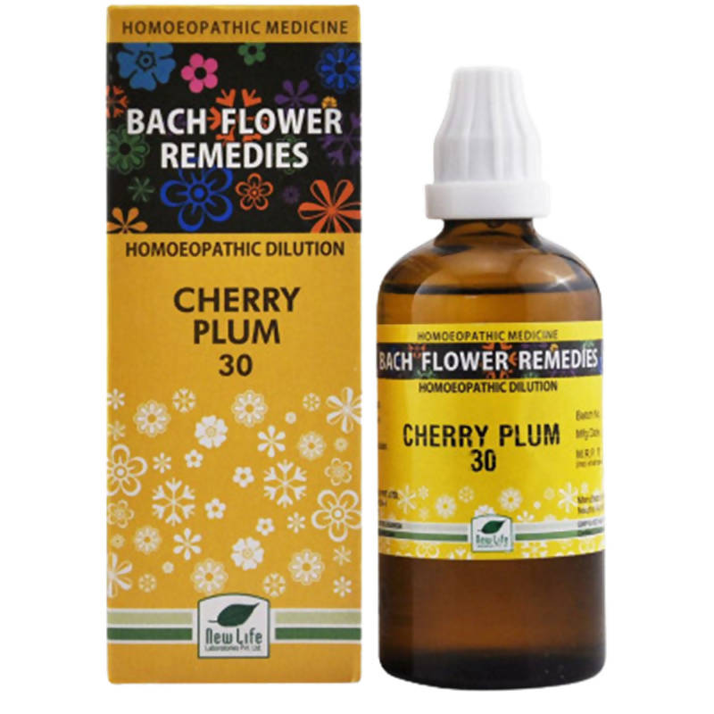 New Life Homeopathy Bach Flower Remedies Cherry Plum Dilution 100 ml