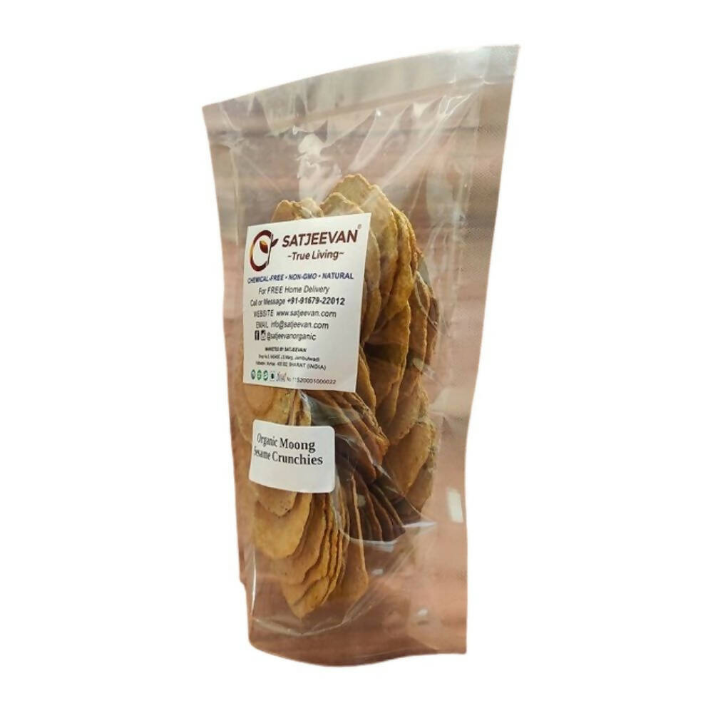 Satjeevan Organic Moong Sesame Crunchies - Distacart