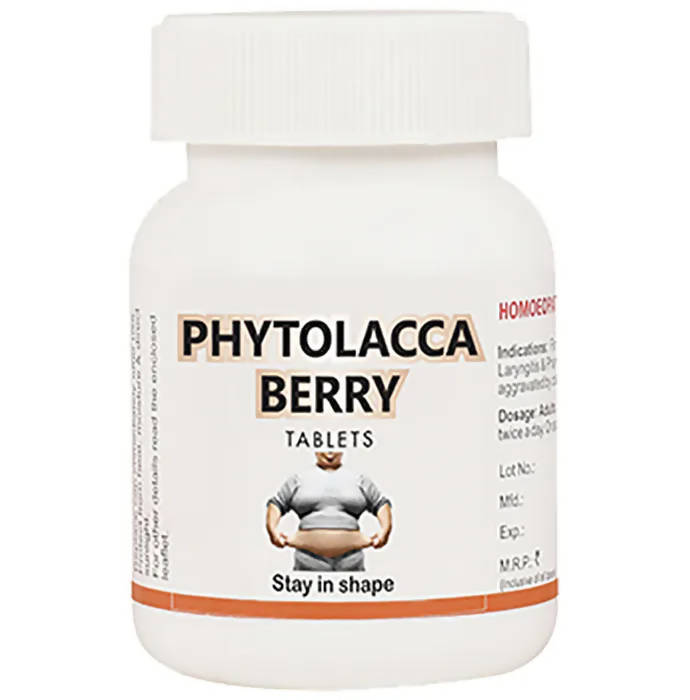 Bakson's Homeopathy Phytolacca Berry Tablets - Distacart