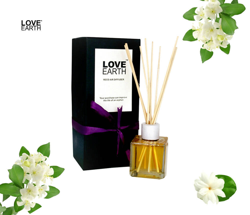 Love Earth Reed Diffuser- Mogra - Distacart