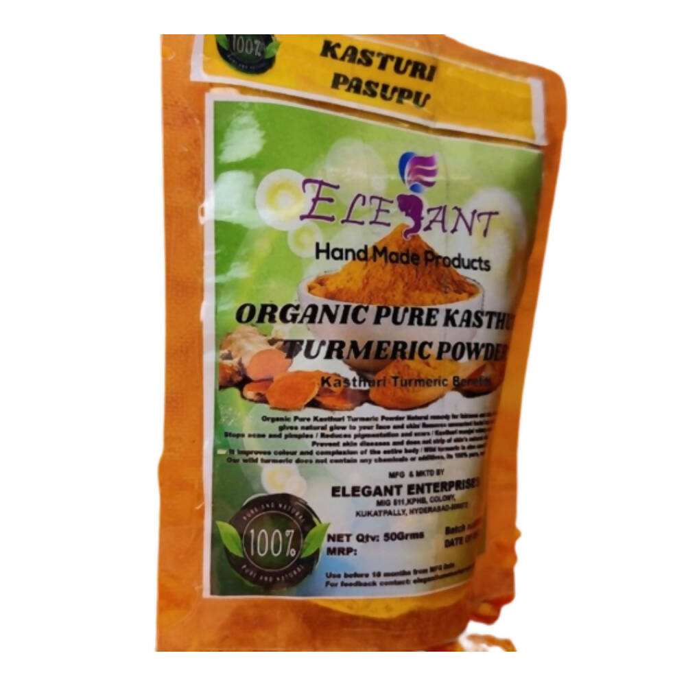 Elegant Organic Pure Kasturi Turmeric Powder - Distacart