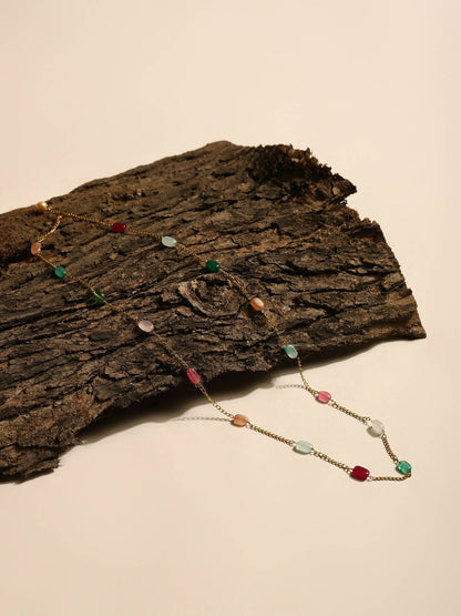 Women's Gold-Plated Chain - Ruby Raang - Distacart
