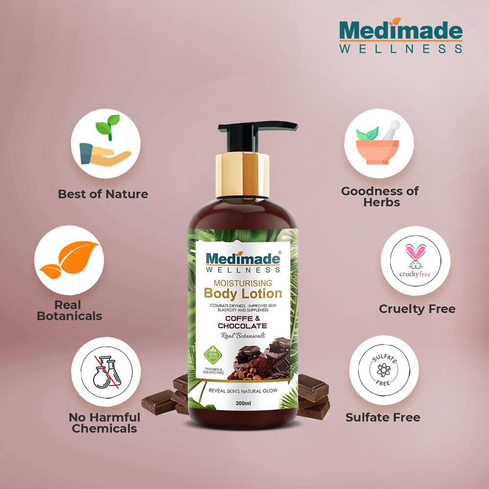 Medimade Wellness Coffee and Chocolate Moisturising Body Lotion - Distacart