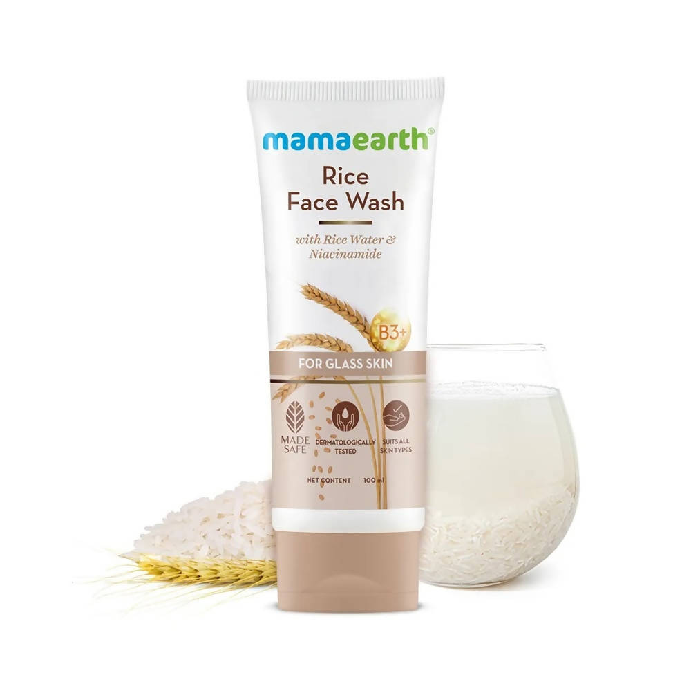 Mamaearth Rice Face Wash With Rice Water & Niacinamide - Distacart