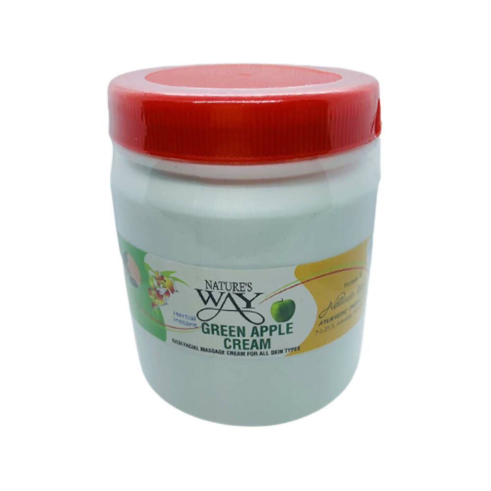 Nature's Way Green Apple Massage Cream - Distacart