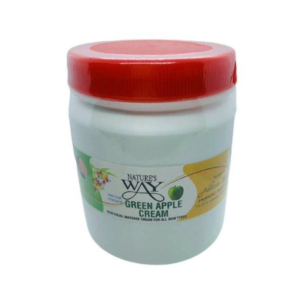 Nature's Way Green Apple Massage Cream - Distacart