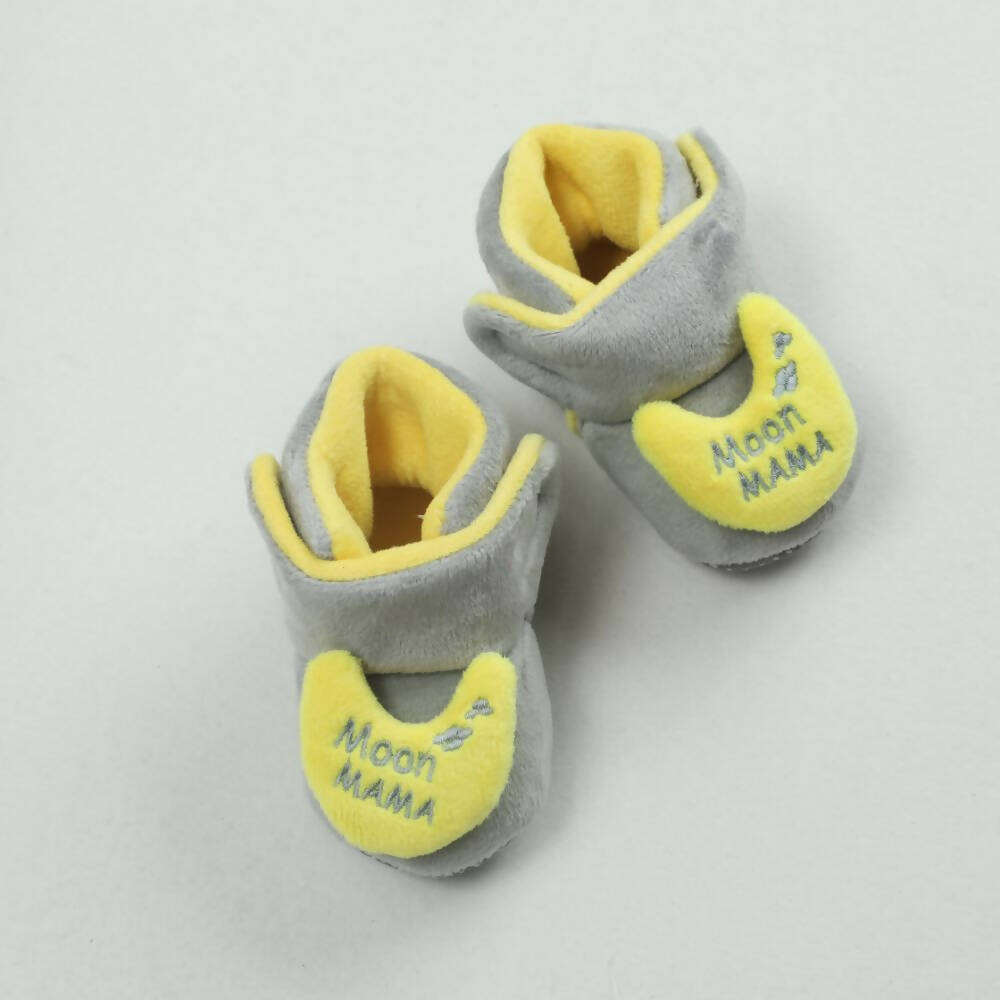 Tiny Bugs For Boys & Girls Baby Winter Booties - Grey - Distacart