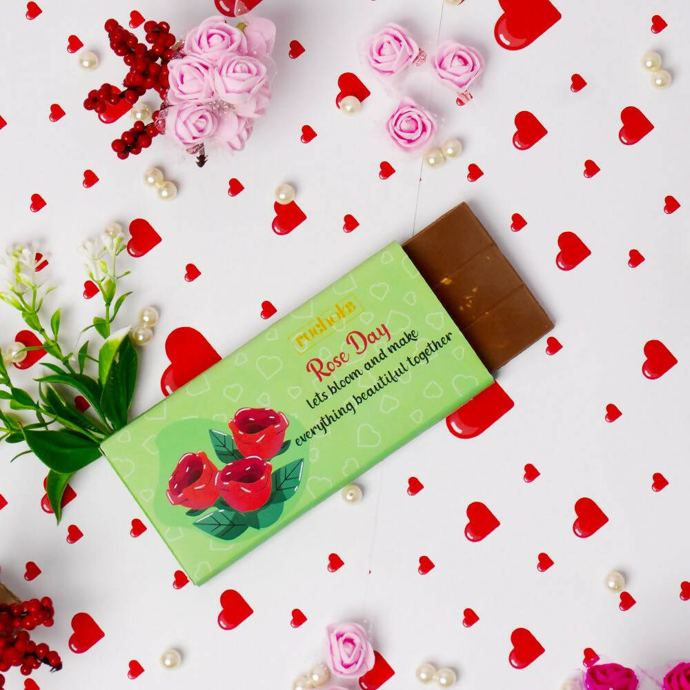 Dibha Ruchoks Valentines Special Roasted Almond Chocolate Bars - Distacart