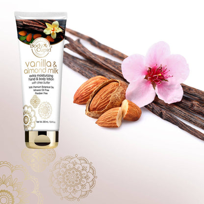 Body Cupid Vanilla and Almond Milk Extra Moisturizing Hand & Body Lotion