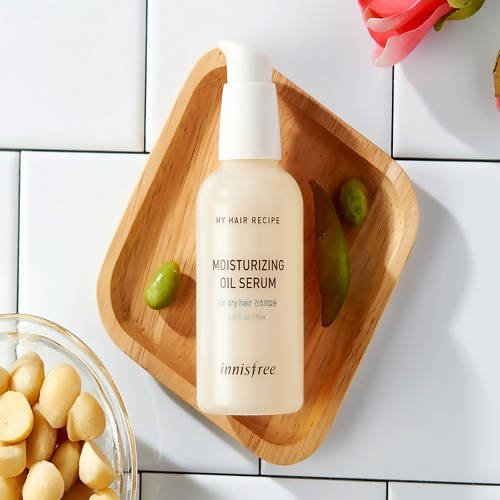 Innisfree My Hair Recipe Moisturizing Oil Serum For Dry Hair uses
