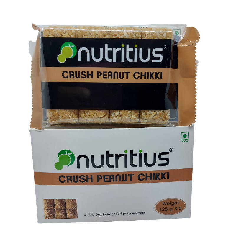Nutritius Crush Peanut Chikki - Distacart