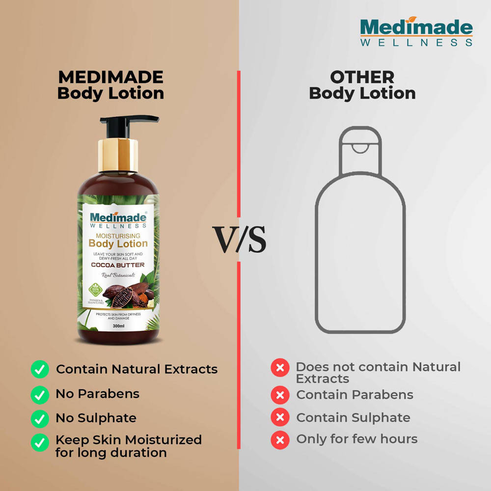 Medimade Wellness Cocoa Butter Moisturising Body Lotion - Distacart