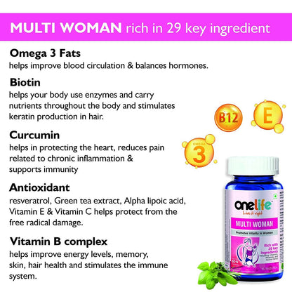 Onelife Multi Vitamin For Women Tablets - Distacart