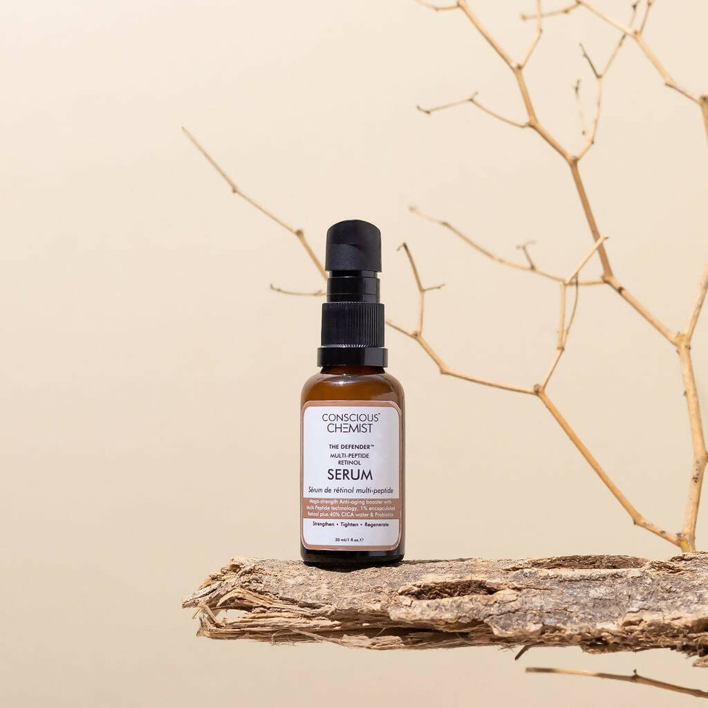 Conscious Chemist The Defender Multi-Peptide Retinol Serum - Distacart
