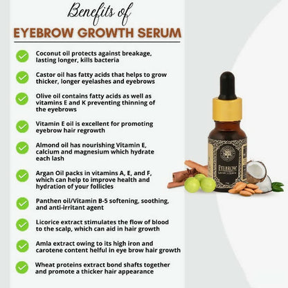 Organicos Eye Brow Growth Serum - Distacart