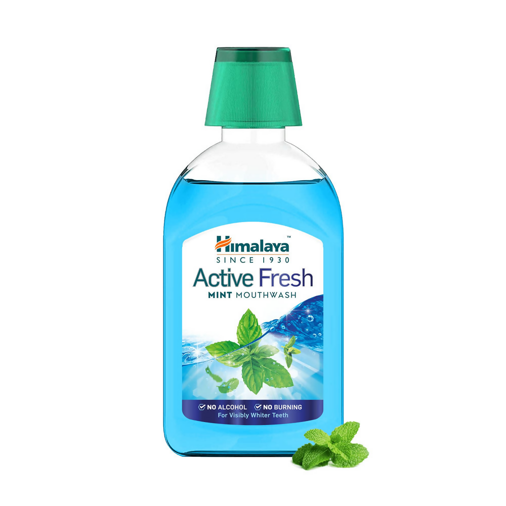 Himalaya Herbals Active Fresh Mint Mouthwash - Distacart