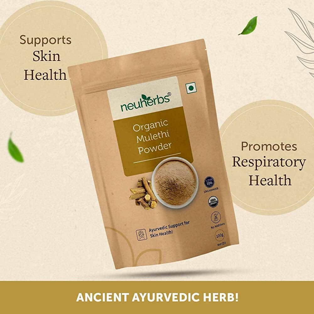 Neuherbs Organic Mulethi Powder - Distacart