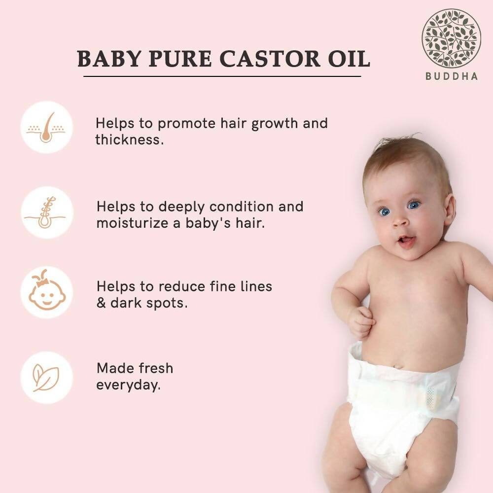 Buddha Natural Baby Castor Oil Cold Pressed Extra Virgin - Distacart