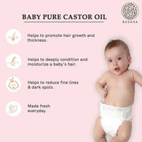 Thumbnail for Buddha Natural Baby Castor Oil Cold Pressed Extra Virgin - Distacart