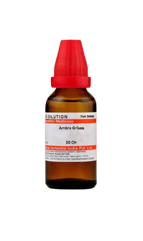 Dr. Willmar Schwabe India Ambra Grisea Dilution - Distacart