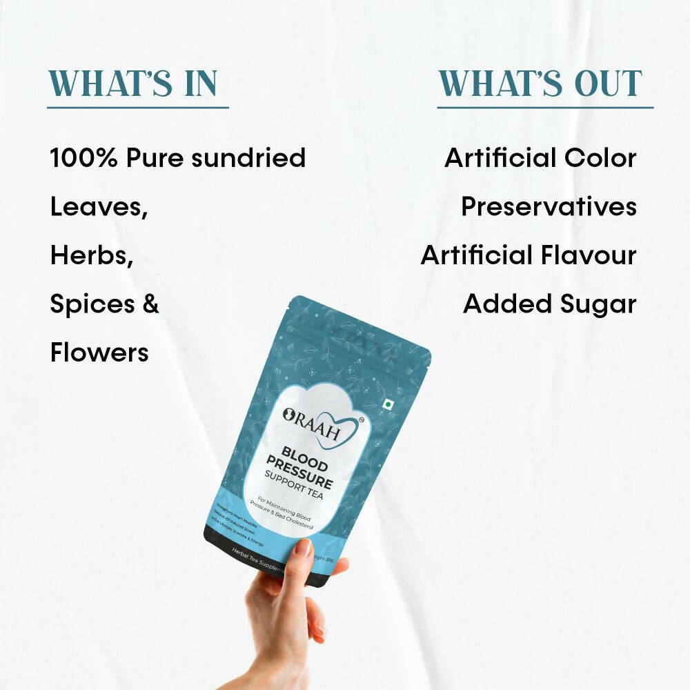 Oraah Blood Pressure Support Tea - Distacart