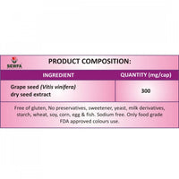 Thumbnail for Sewfa Naturals Grape Seed Extract Capsules - Distacart