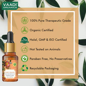 Vaadi Herbals Sweet Orange Oil Therapeutic Grade - Distacart