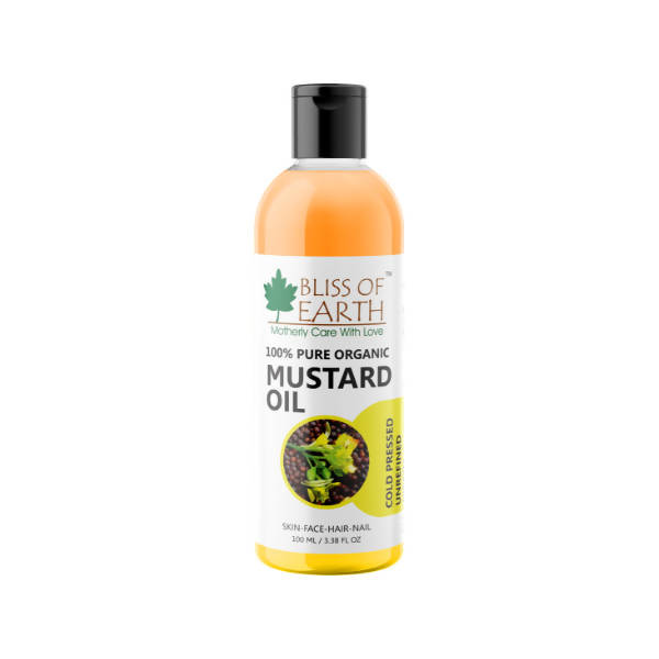 Bliss of Earth 100% pure Organic Mustard Oil - Distacart