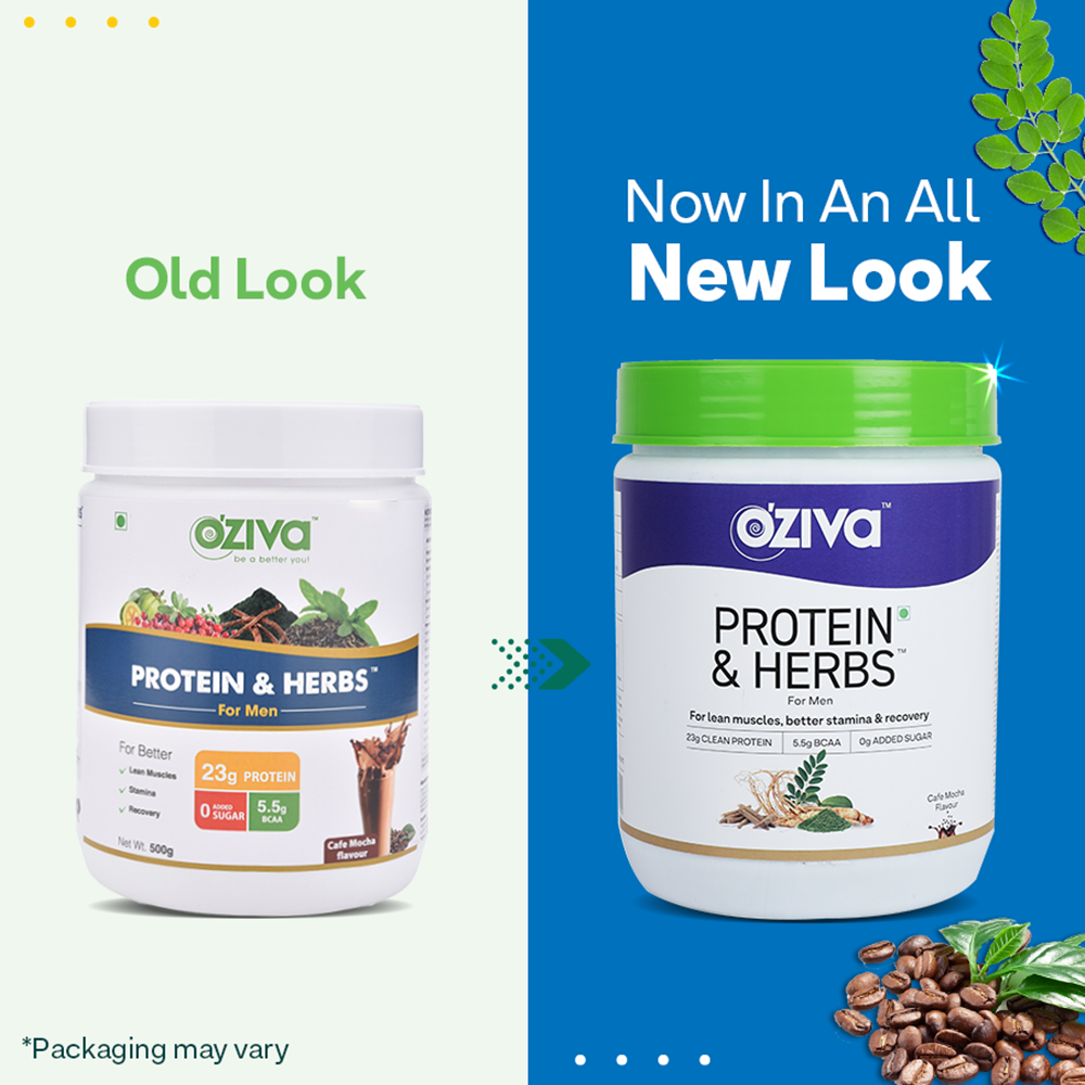 OZiva Protein & Herbs for Men - Distacart
