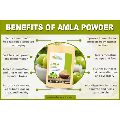 Herbs Botanica Amla Powder - Distacart