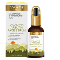 Thumbnail for Vaadi Herbals 2% Alpha Arbutin Face Serum With Niacinamide & Hyaluronic Acid - Distacart