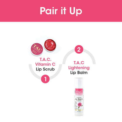 TAC - The Ayurveda Co. Tinted Indian Rose Vegan Lip Balm - Distacart