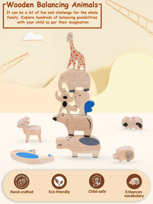Matoyi Balancing Animals & Rainbow Stacker Combo - Distacart