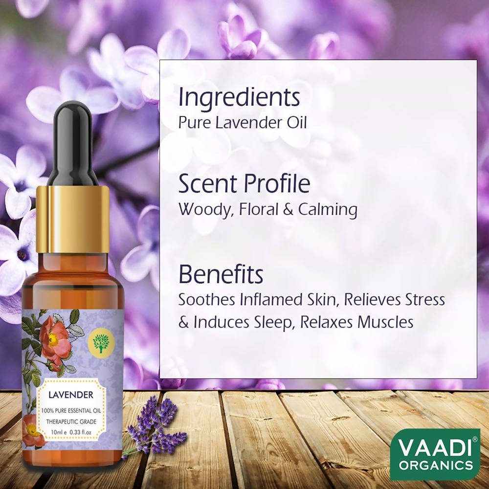 Vaadi Herbals Lavender Oil Therapeutic Grade - Distacart