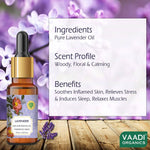 Thumbnail for Vaadi Herbals Lavender Oil Therapeutic Grade - Distacart