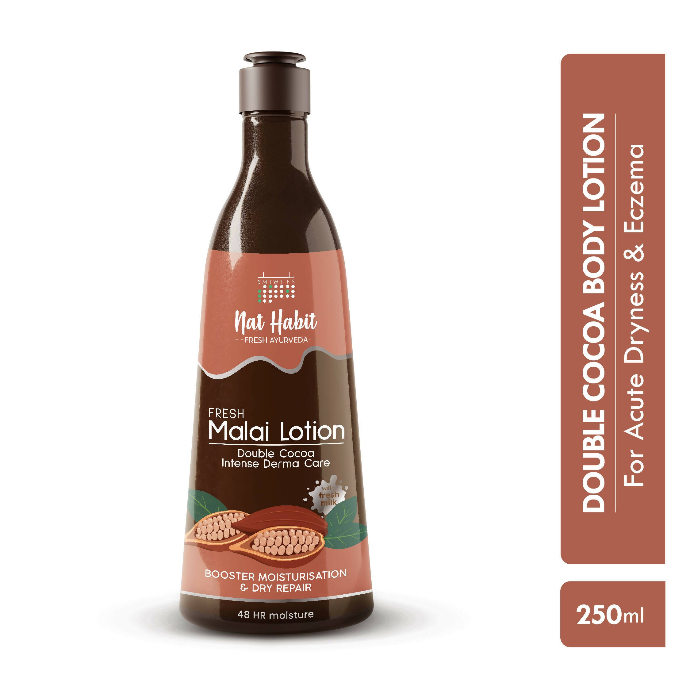 Nat Habit Double Cocoa Intense Derma Care Malai Lotion - Distacart