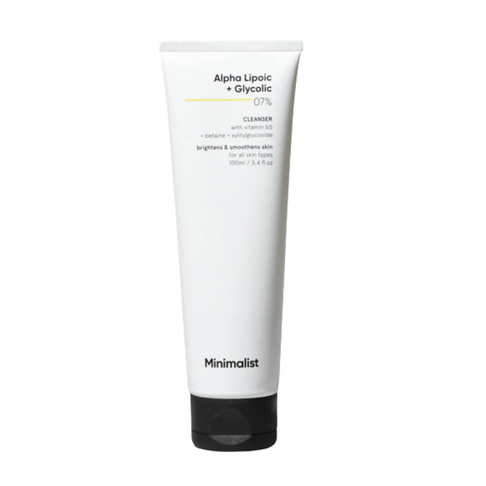 Minimalist Alpha Lipoic + Glycolic 07% Face Cleanser - Distacart