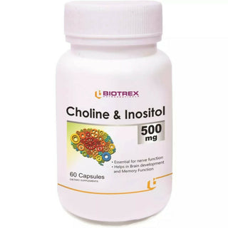Biotrex Choline And Inositol 500Mg Capsules - Distacart