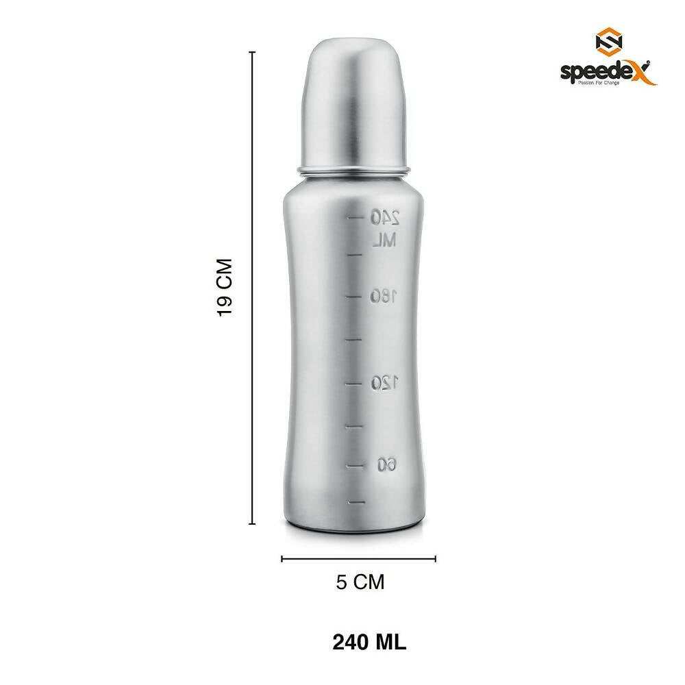 Speedex Stainless Steel Infant Baby Feeding Bottle - Distacart